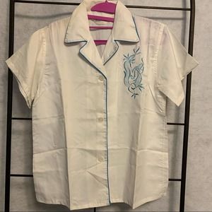 Lerners Vintage Short Sleeve PJ Top
